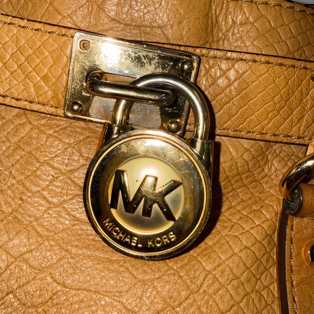 Michael Kors Python Embossed Hamilton Shoulder Bag - image 3
